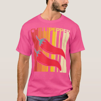 Schattige chilipeper t-shirt