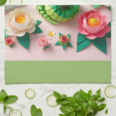 Schattige Chinees Nieuwjaar Slang 2025 KT1 Theedoek (Gevouwen)