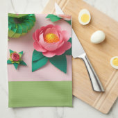 Schattige Chinees Nieuwjaar Slang 2025 KT1 Theedoek (Quarter Fold)