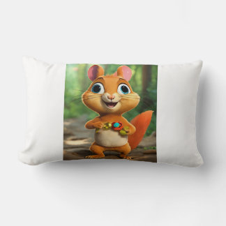Schattige Chipmunk Forest Baby Pillow Design Kussen