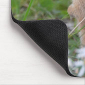 Schattige Chipmunk in bloemen Muismat (Hoek)