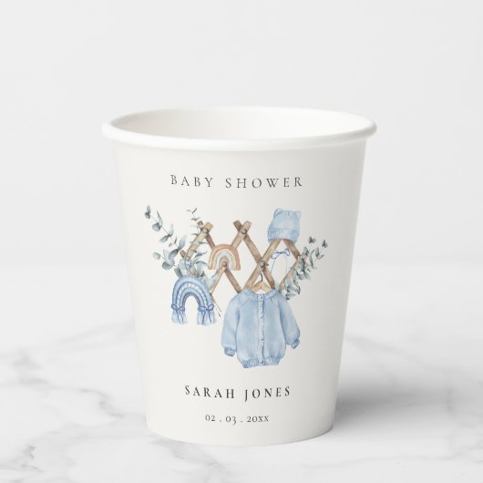 Schattige chique jongen baby kleding essentieel Ba Papieren Bekers (Voorkant)