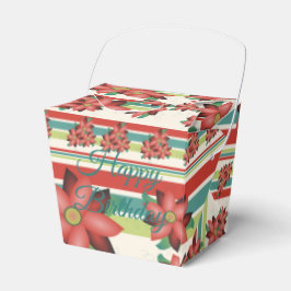 Schattige Chocoladebloeiende gunstbox in schuur ro Bedankdoosjes