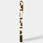 Schattige chocoladedonutpatroongebak Case-Mate iPhone case (Achterkant / Rechts)