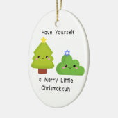 Schattige Chrismukkah Ornament (Links)