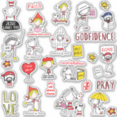 Schattige christelijke stickers (Voorkant)