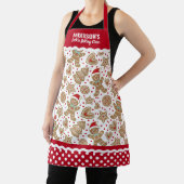 Schattige Christmas Cookie Baking Crew Schort (Insitu)