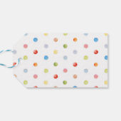 Schattige Circus Kinderen Verjaardag Dank u Cadeaulabel (Achterkant Horizontaal)