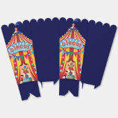 Schattige Circus party popcorn Bedankdoosjes (Ongevouwen)