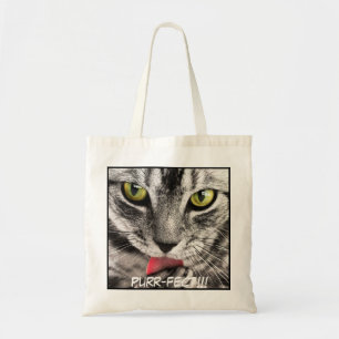 Schattige close-up Cat Afbeelding bevestigen Tote Bag