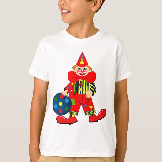 Schattige clown T-shirt (Voorkant)