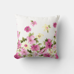 Schattige Colorful Girly Blooming Flowers Kussen