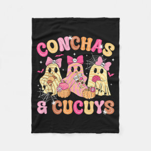 Schattige Conchas en Cucuys Geest Grappige Mexicaa Fleece Deken