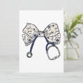 Schattige Coquette Strik Coquette Strik Verpleegst Kaart (Staand voorkant)