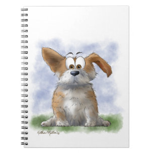 Schattige Corgi Cartoon Notitieboek