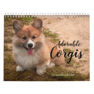 Schattige Corgi Dogs 2026 Kalender