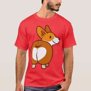 Schattige Corgi Grappige Corgi Hond Kunst -737 T-shirt