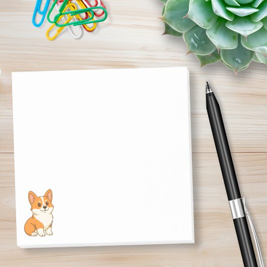 Schattige Corgi Hond Post-it® Notes