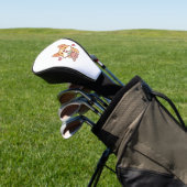 Schattige Corgi houdt van Drink bubbelthee Golfheadcover (Insitu)