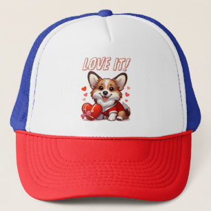 Schattige Corgi Liefde Trucker Pet