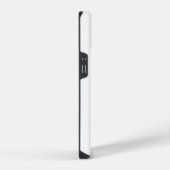 Schattige Cottage Lint Monogram Bow Stropdas Eenvo iPhone Hoesje (Rechterkant)