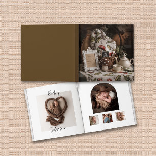 Schattige Cottagecore setup fotoboek aandenken Gastenboek