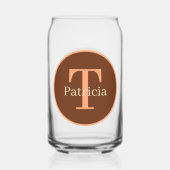 Schattige Country varken liefhebbers toevoegen mon Blikvorm Glas (Achterkant)