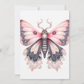Schattige Creatief Vlinderkunst Verjaardagsfeest Kaart (Achterkant)