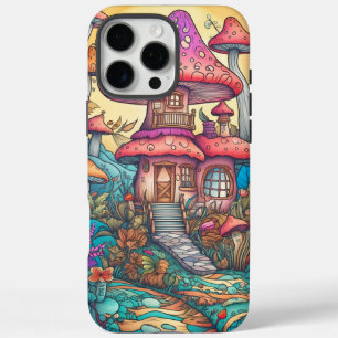 Schattige Creatieve Paddenstoelenhut Illustratie iPhone 16 Pro Max Hoesje