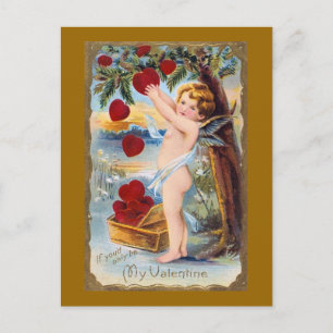 Schattige Cupid Valentijn - ! Feestdagenkaart
