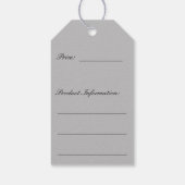 Schattige Custom Design voor Product Prijs Labels  Cadeaulabel (Achterkant)