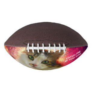 Schattige Cute Calico Cat American Football