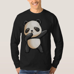 Schattige Dabbing Panda Schattig Dier Reuzenpanda T-shirt