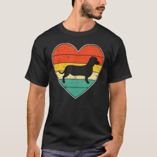 Schattige Dachshund Hondenliefhebber Valentijnsdag T-shirt