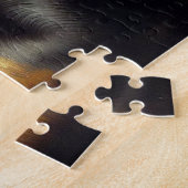 Schattige  Dachshund Schilderen Legpuzzel (Zijkant)