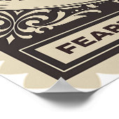 Schattige Dachshund spelen Viool Poster (Hoek)