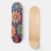 Schattige Daisy Flower Botanical patroonschool mei Skateboard (Voorkant)