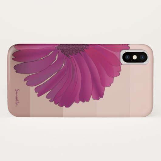 Schattige Daisy,Flower,Stripes -Personalized Case-Mate iPhone Case (Achterkant (horizontaal))