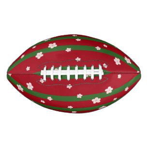 Schattige Daisy Flower Vrolijk Kerstfeest American Football