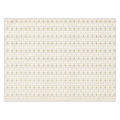 Schattige Daisy Stripes Crème Wit Tafelkleed (Voorkant (Horizontaal))