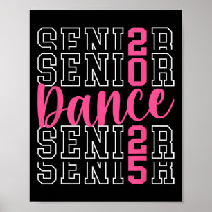 Schattige Dance Senior 2025 CL van 2025 Senior Dan Poster