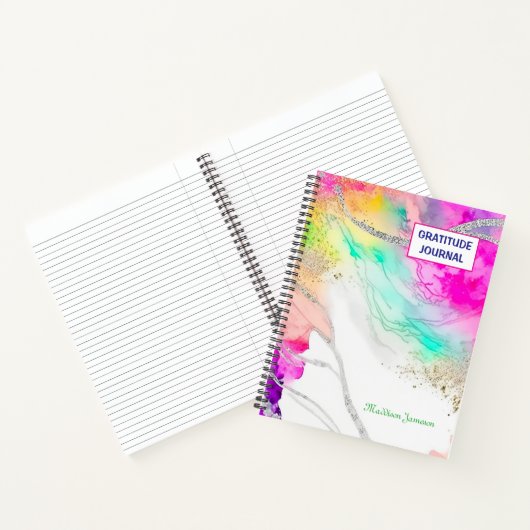 Schattige dankbaarheidsdagboek voor vrouwen notitieboek (Binnen)