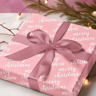 Schattige december winter seizoen vakantie wordart cadeaupapier