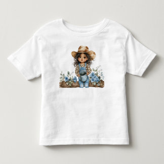 Schattige Denim Cowgirl 3  Kinder Shirts