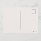 Schattige Denken aan je koffiekat Briefkaart (Achterkant)