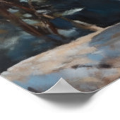 Schattige Devon Rex Cat Art Print Poster (Hoek)