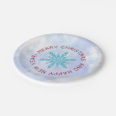 Schattige Diamonds Sneeuwvlok Papieren Bordje (Gekanteld)