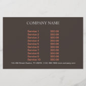 schattige dierenbeestje met puppy SPA Flyer (Achterkant)