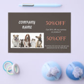 schattige dierenbeestje met puppy SPA Flyer (Enkel)