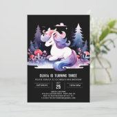 Schattige digitale paardenverjaardag kaart (Staand voorkant)